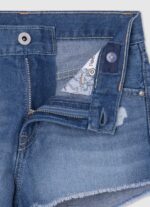 ⁦ילדה 4N8XB1491 Pepe Jeans דֵנִים מכנסי ג'ינס קצרים עם קציצות⁩ – תמונה ⁦3⁩
