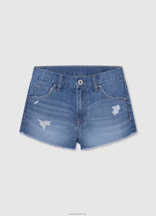 d799d79cd793d794_4n8xb1491_pepe_jeans_d793d6b5d7a0d6b4d799d79d_d79ed79bd7a0d7a1d799_d792d799d7a0d7a1_d7a7d7a6d7a8d799d79d_d7a2d7.jpg ילדה 4N8XB1491 Pepe Jeans דֵנִים מכנסי ג'ינס קצרים עם קציצות – תמונה 1