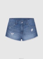 ⁦ילדה 4N8XB1492 Pepe Jeans דֵנִים מכנסי ג'ינס קצרים בגזרה רגילה⁩ – תמונה ⁦4⁩