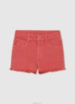 ילדה 4N8XB1494 Pepe Jeans סטודיו אדום קציצות קצרות בכושר רגיל