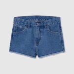 ילדה 4N8XB1498 Pepe Jeans דֵנִים מכנסי ג'ינס קצרים בגזרה רגילה