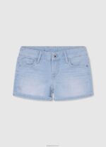 ילדה 4N8XB1503 Pepe Jeans דֵנִים מכנסי ג'ינס קצרים בכושר רגיל