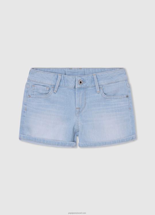 d799d79cd793d794_4n8xb1503_pepe_jeans_d793d6b5d7a0d6b4d799d79d_d79ed79bd7a0d7a1d799_d792d799d7a0d7a1_d7a7d7a6d7a8d799d79d_d791d7.jpg ילדה 4N8XB1503 Pepe Jeans דֵנִים מכנסי ג'ינס קצרים בכושר רגיל – תמונה 1
