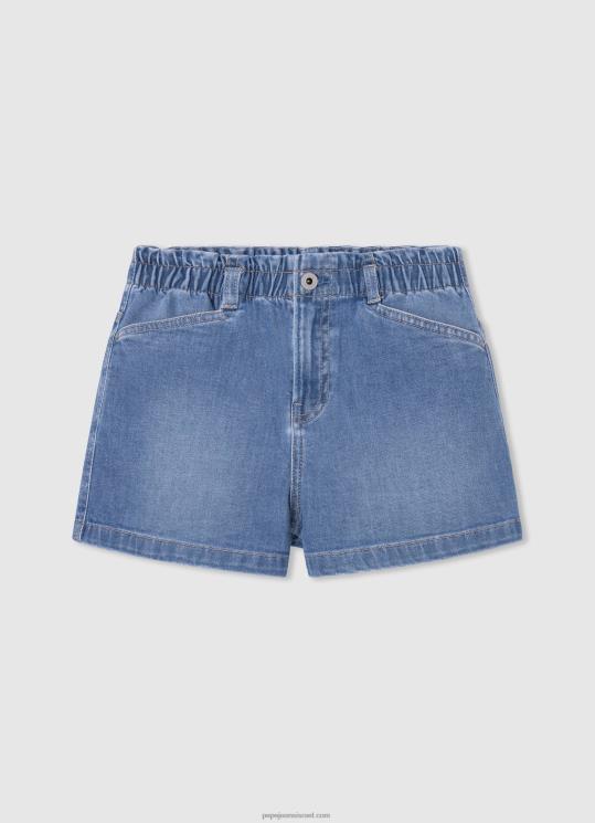 d799d79cd793d794_4n8xb1509_pepe_jeans_d793d6b5d7a0d6b4d799d79d_d79ed79bd7a0d7a1d799_d792d799d7a0d7a1_d7a7d7a6d7a8d799d79d_d791d7.jpg ילדה 4N8XB1509 Pepe Jeans דֵנִים מכנסי ג'ינס קצרים בכושר culotte – תמונה 1