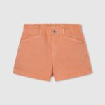ילדה 4N8XB1510 Pepe Jeans אפרסק מכנסי ג'ינס קצרים בכושר culotte