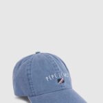 ילדה 4N8XB1513 Pepe Jeans דֵנִים כובע ג'ינס עם לוגו רקום