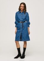 נשים 4N8XB101 Pepe Jeans דֵנִים שמלת חולצת ג'ינס קצרה