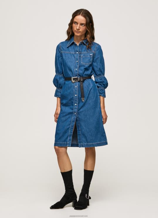 d7a0d7a9d799d79d_4n8xb101_pepe_jeans_d793d6b5d7a0d6b4d799d79d_d7a9d79ed79cd7aa_d797d795d79cd7a6d7aa_d792d799d7a0d7a1_d7a7d7a6d7a.jpg נשים 4N8XB101 Pepe Jeans דֵנִים שמלת חולצת ג'ינס קצרה – תמונה 1