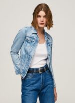 ⁦נשים 4N8XB102 Pepe Jeans דֵנִים ז'קט ג'ינס בגזרה דקיקה⁩ – תמונה ⁦2⁩
