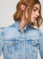 ⁦נשים 4N8XB102 Pepe Jeans דֵנִים ז'קט ג'ינס בגזרה דקיקה⁩ – תמונה ⁦3⁩