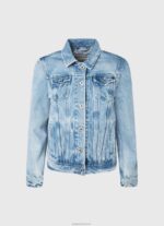 ⁦נשים 4N8XB102 Pepe Jeans דֵנִים ז'קט ג'ינס בגזרה דקיקה⁩ – תמונה ⁦5⁩