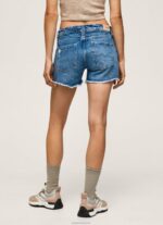 ⁦נשים 4N8XB103 Pepe Jeans דֵנִים מכנסי ג'ינס קצרים בכושר רגיל⁩ – תמונה ⁦4⁩