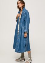 נשים 4N8XB108 Pepe Jeans דֵנִים מעיל טרנץ' ג'ינס במידות גדולות