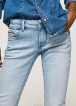 ⁦נשים 4N8XB10 Pepe Jeans דֵנִים ג'ינס רגיל בכושר חדש ברוק מידריס⁩ – תמונה ⁦3⁩