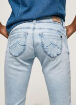 ⁦נשים 4N8XB10 Pepe Jeans דֵנִים ג'ינס רגיל בכושר חדש ברוק מידריס⁩ – תמונה ⁦5⁩