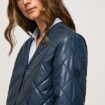 נשים 4N8XB119 Pepe Jeans dulwich ז'קט מרופד יהלומים
