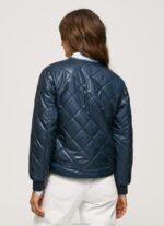 ⁦נשים 4N8XB119 Pepe Jeans dulwich ז'קט מרופד יהלומים⁩ – תמונה ⁦4⁩