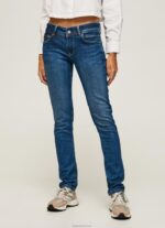 ⁦נשים 4N8XB11 Pepe Jeans דֵנִים ג'ינס רגיל בכושר חדש ברוק מידריס⁩ – תמונה ⁦2⁩