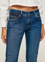 ⁦נשים 4N8XB11 Pepe Jeans דֵנִים ג'ינס רגיל בכושר חדש ברוק מידריס⁩ – תמונה ⁦3⁩