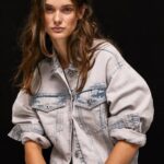 נשים 4N8XB125 Pepe Jeans דֵנִים ז'קט ג'ינס במידות גדולות