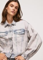⁦נשים 4N8XB125 Pepe Jeans דֵנִים ז'קט ג'ינס במידות גדולות⁩ – תמונה ⁦4⁩