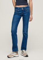 ⁦נשים 4N8XB12 Pepe Jeans דֵנִים ג'ינס בכושר רגיל מדור חדש⁩ – תמונה ⁦2⁩