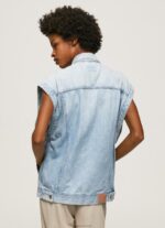 ⁦נשים 4N8XB131 Pepe Jeans דֵנִים חזיית ג'ינס בכושר אוברסייז⁩ – תמונה ⁦4⁩