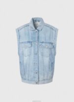 ⁦נשים 4N8XB131 Pepe Jeans דֵנִים חזיית ג'ינס בכושר אוברסייז⁩ – תמונה ⁦5⁩