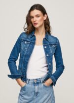 נשים 4N8XB138 Pepe Jeans דֵנִים ז'קט ג'ינס בכושר רגיל