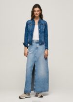 ⁦נשים 4N8XB138 Pepe Jeans דֵנִים ז'קט ג'ינס בכושר רגיל⁩ – תמונה ⁦4⁩