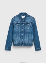 ⁦נשים 4N8XB138 Pepe Jeans דֵנִים ז'קט ג'ינס בכושר רגיל⁩ – תמונה ⁦5⁩