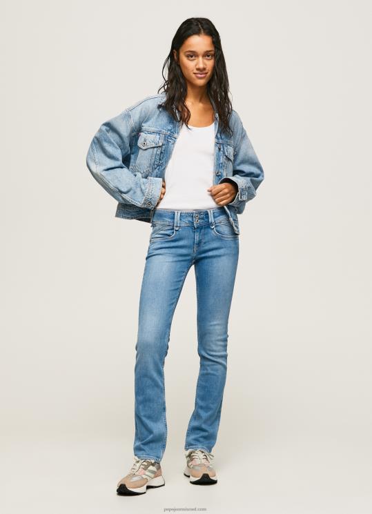 d7a0d7a9d799d79d_4n8xb13_pepe_jeans_d793d6b5d7a0d6b4d799d79d_d792d799d7a0d7a1_d791d79bd795d7a9d7a8_d7a8d792d799d79c_d79ed793d795.jpg נשים 4N8XB13 Pepe Jeans דֵנִים ג'ינס בכושר רגיל מדור חדש – תמונה 1