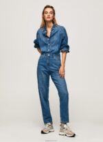 נשים 4N8XB147 Pepe Jeans דֵנִים סרבל ג'ינס ארוך מכותנה