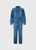 ⁦נשים 4N8XB147 Pepe Jeans דֵנִים סרבל ג'ינס ארוך מכותנה⁩ – תמונה ⁦5⁩