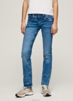 ⁦נשים 4N8XB14 Pepe Jeans דֵנִים ג'ינס בכושר רגיל מדור חדש⁩ – תמונה ⁦2⁩