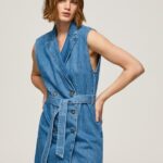 נשים 4N8XB154 Pepe Jeans דֵנִים שמלת ג'ינס קצרה של כרמן