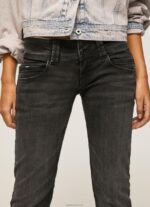 ⁦נשים 4N8XB15 Pepe Jeans דֵנִים ונוס ג'ינס בגזרה נמוכה בגזרה רגילה⁩ – תמונה ⁦3⁩