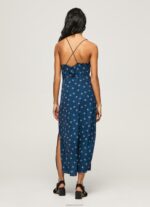 ⁦נשים 4N8XB161 Pepe Jeans רַב שמלת סאטן פרחונית של פאלה⁩ – תמונה ⁦4⁩