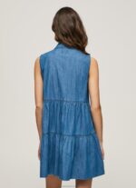 ⁦נשים 4N8XB183 Pepe Jeans דֵנִים שמלת ג'ינס קצרה של אריה⁩ – תמונה ⁦4⁩