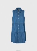 ⁦נשים 4N8XB183 Pepe Jeans דֵנִים שמלת ג'ינס קצרה של אריה⁩ – תמונה ⁦5⁩