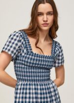 ⁦נשים 4N8XB185 Pepe Jeans רַב סרבל עם הדפס משובץ ארוך⁩ – תמונה ⁦3⁩
