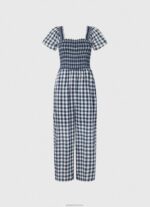 ⁦נשים 4N8XB185 Pepe Jeans רַב סרבל עם הדפס משובץ ארוך⁩ – תמונה ⁦5⁩