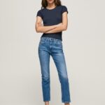 נשים 4N8XB18 Pepe Jeans דֵנִים ג'ינס רגיל בגזרה גבוהה של מרי