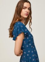 ⁦נשים 4N8XB193 Pepe Jeans רַב שמלה מודפסת פרחונית⁩ – תמונה ⁦3⁩