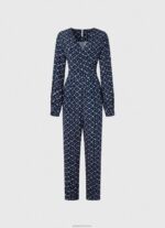 ⁦נשים 4N8XB199 Pepe Jeans רַב סרבל ארוך עם הדפס גיאומטרי⁩ – תמונה ⁦5⁩