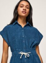 ⁦נשים 4N8XB209 Pepe Jeans jarman סרבל קטיפה קצר⁩ – תמונה ⁦3⁩
