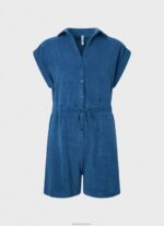 ⁦נשים 4N8XB209 Pepe Jeans jarman סרבל קטיפה קצר⁩ – תמונה ⁦5⁩