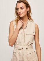 ⁦נשים 4N8XB215 Pepe Jeans אֶבֶן שמלת שימוש הילה⁩ – תמונה ⁦3⁩