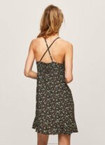 ⁦נשים 4N8XB222 Pepe Jeans רַב שמלה פרחונית זורמת⁩ – תמונה ⁦4⁩