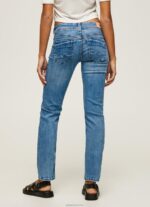 ⁦נשים 4N8XB22 Pepe Jeans דֵנִים ג'ינס רגיל בכושר Saturn midrise⁩ – תמונה ⁦4⁩